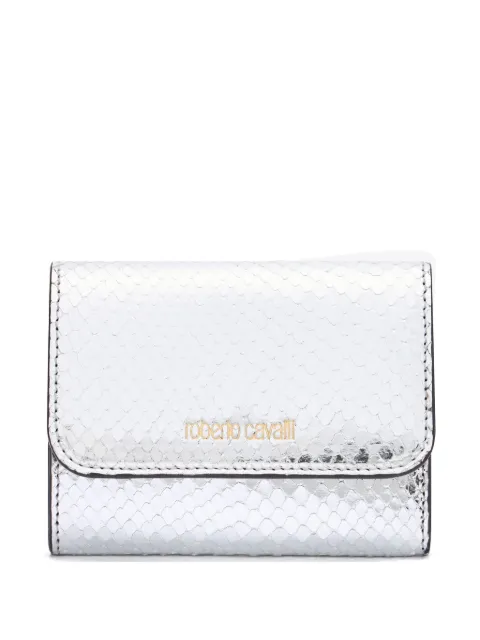 Roberto Cavalli leather wallet Silver TKA002PZ579