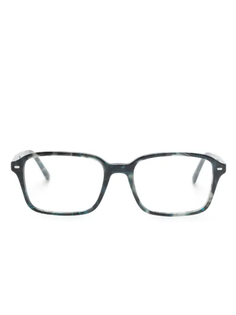 Ray-Ban rectangle-frame glasses Blue RB5431