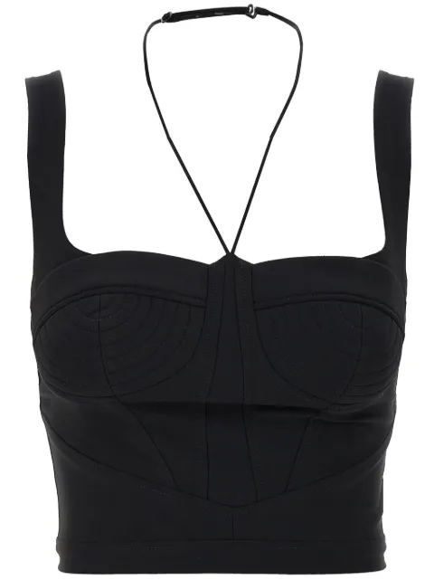 Nensi Dojaka Shaped top Black NDSS25TOP084