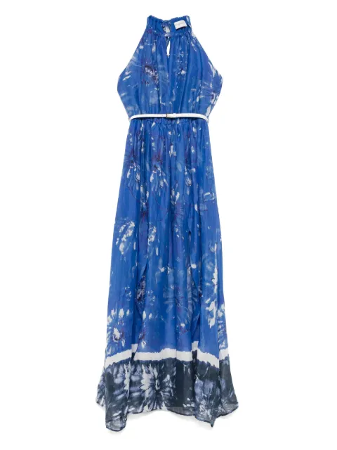 ERMANNO FIRENZE floral-print maxi dress Blue D46EQ044EC3