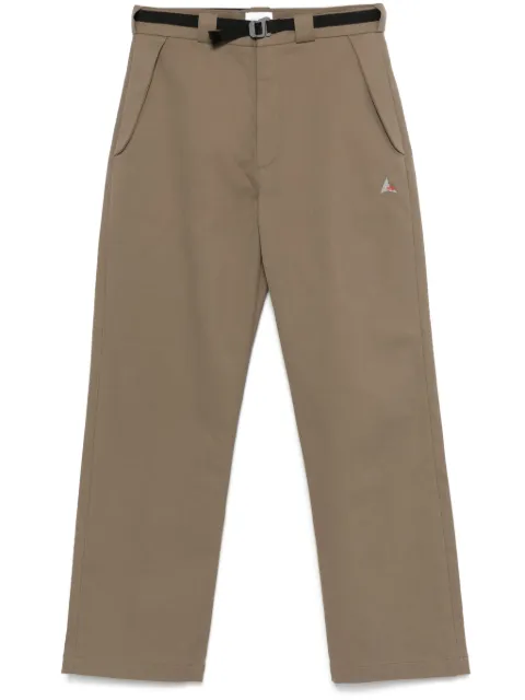 ROA belted chinos Brown RBMW0380FA267
