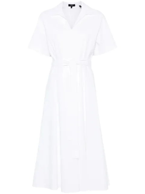Theory short-sleeve midi dress White P0303611