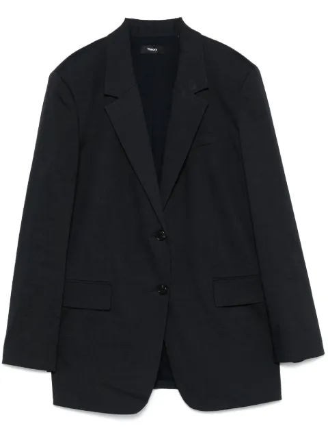 Theory single-breasted blazer Grey P0303106