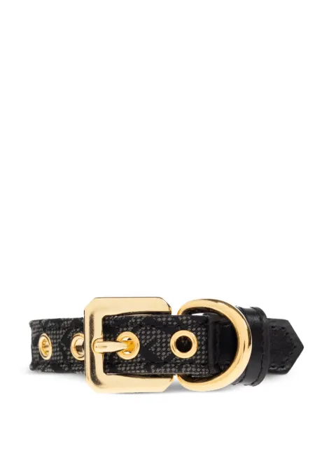 Versace patterned-jacquard collar Black ZDOGCOL031A13728