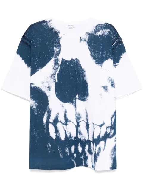 Alexander McQueen skull-print T-shirt White 815067QTAC5