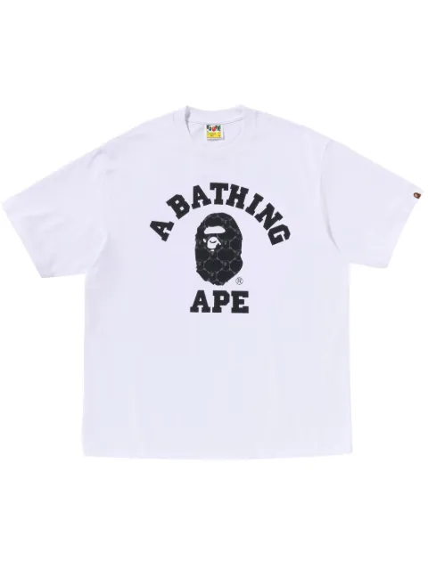 A BATHING APE® cotton t-shirt White 001TEL301322M