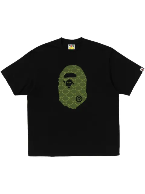 A BATHING APE® cotton t-shirt Black 001TEL301334M