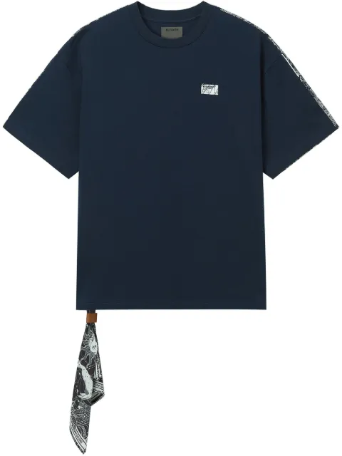 Musium Div. cotton t-shirt Blue MMUTEM00758X