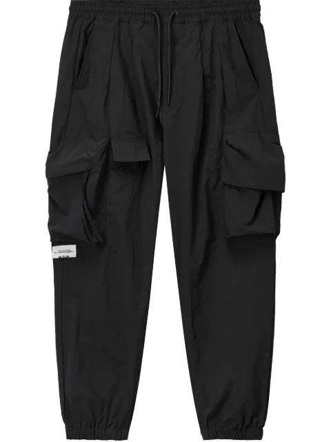 Musium Div. logo-patch track pants Black MMUPTM00730X