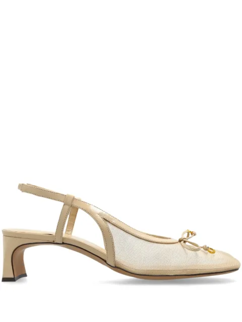 ODISSI 45mm leather pumps Neutrals OD44066B21135