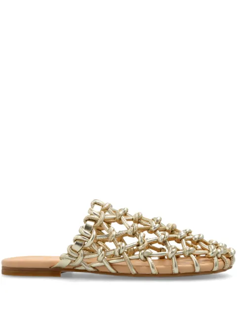 ODISSI cut-out mules Gold OD44100B21195