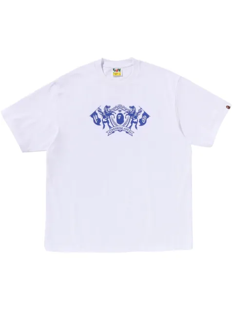 A BATHING APE® cotton t-shirt White 001TEL301316M