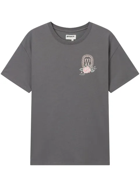 Musium Div. logo-print T-shirt Grey MMUTEW00838X