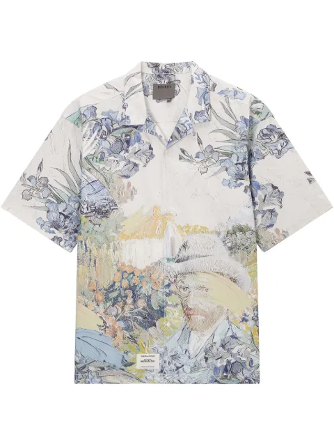 Musium Div. cotton shirt White MMUSRM00874X