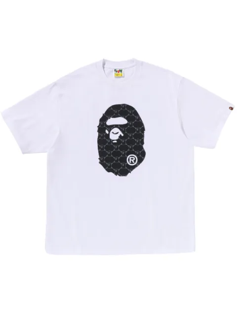 A BATHING APE® logo-print T-shirt White 001TEL301334M