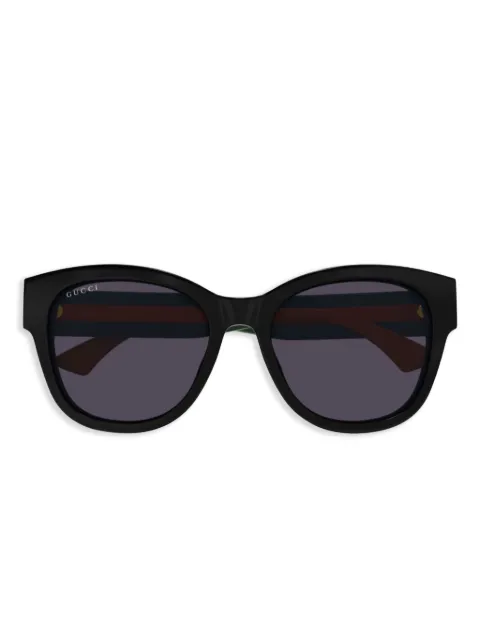 Gucci Eyewear engraved-logo sunglasses Blue GG1866SK004