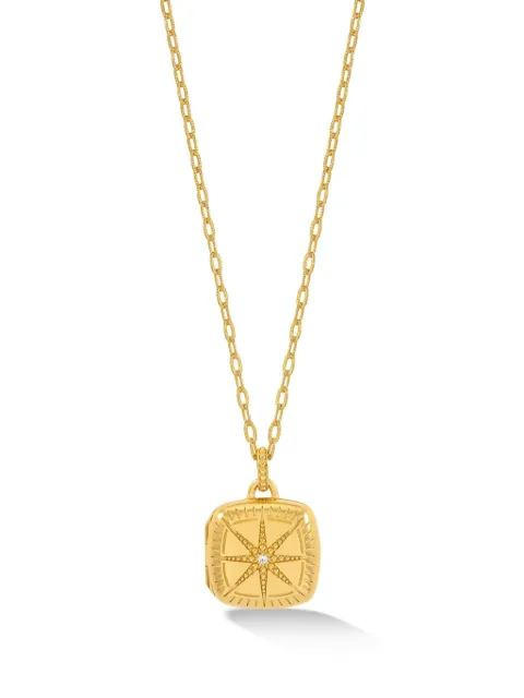 DOWER AND HALL Stellar talisman necklace Gold LK10VWS18