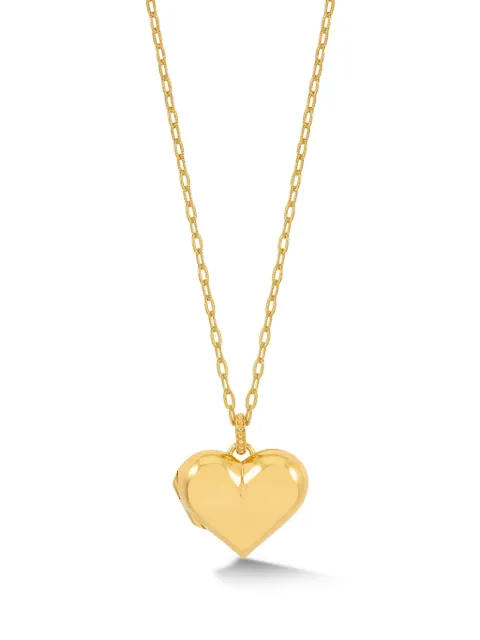 DOWER AND HALL Treasured Heart talisman necklace Gold LK1V18