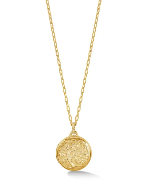 DOWER AND HALL Tree of Life talisman necklace Gold TSLK41S18