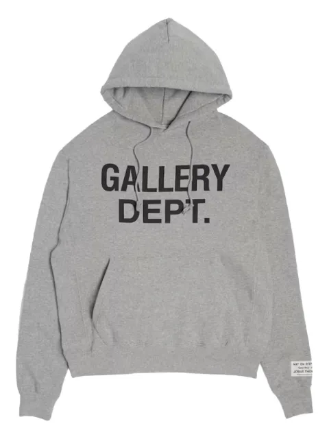 GALLERY DEPT. logo-print hoodie Grey GDCBH122
