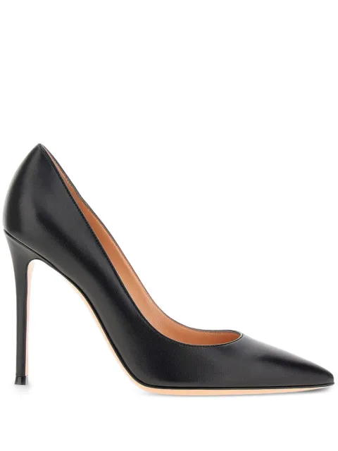 Gianvito Rossi 105mm leather pumps Black G2847015RICNAP
