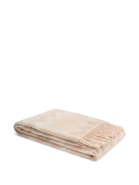 Missoni Home Gessetti throw (130cm x 190cm) Neutrals 1E3PL99107