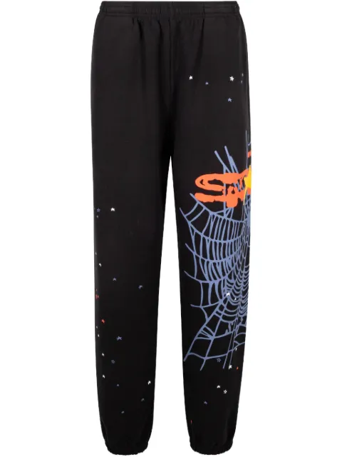 SP5DER Heavy Web track pants Black SP5DER25