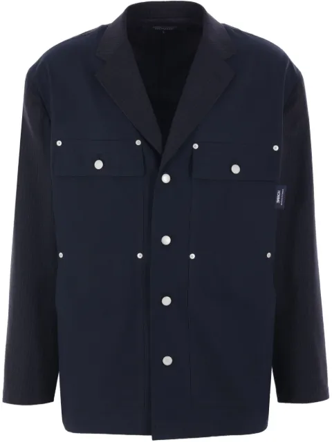 Comme des Garçons Homme patch pocket jacket Blue HOJ012S25