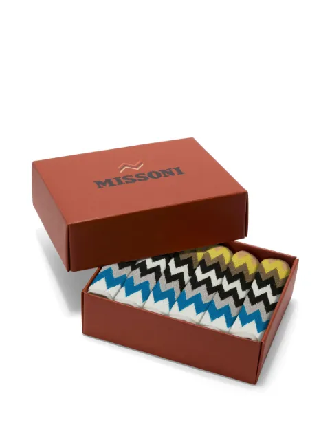 Missoni Home Best face towel set (30cm x 30cm) Blue 1E3SP99183