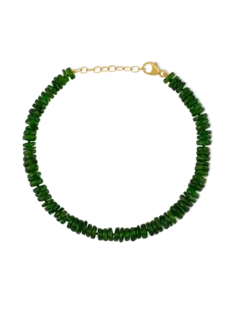 JIA JIA 14CT yellow gold Aurora chrome-diopside bracelet Green JJBAT118