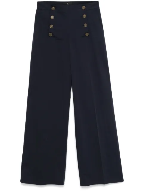 ETRO Pegaso-buttons trousers Blue WREA004099TUEG0