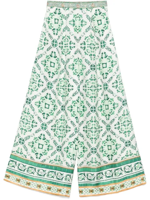 Camilla Corridor of Calm palazzo trousers White 00036086