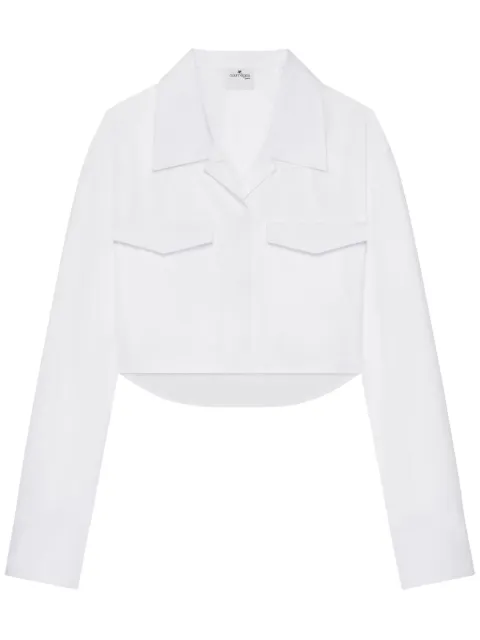 Courrèges cropped poplin shirt White 225CCH093CO0080