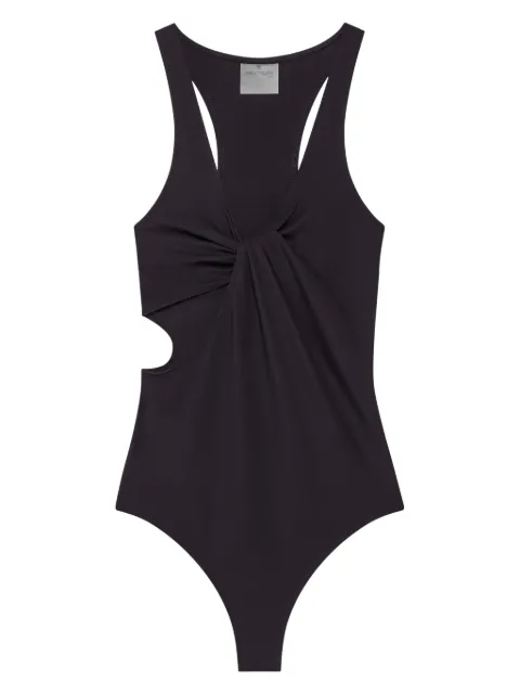 Courrèges Twist swimsuit Black 225JMB049PA0127