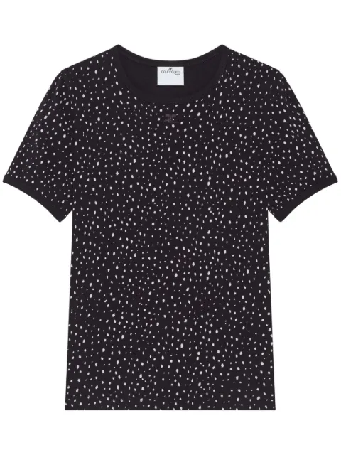 Courrèges Medusa t-shirt Black 225JTS017JS0223
