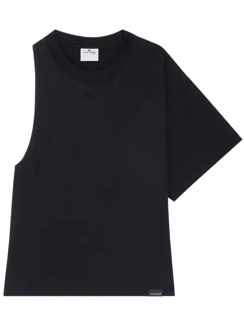 Courrèges Scuba t-shirt Black 225JTS201