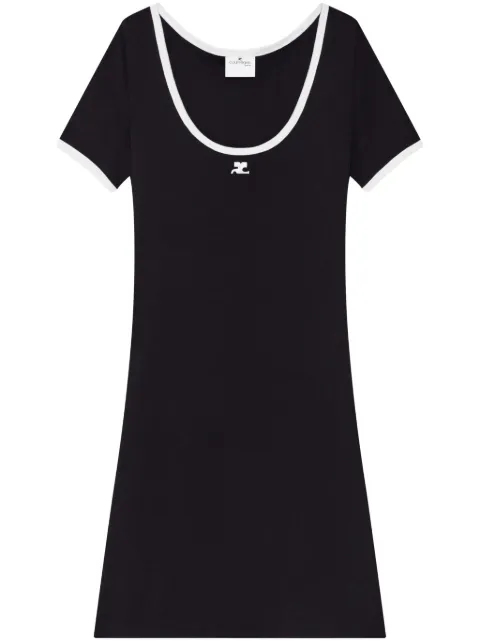 Courrèges Holistic mini dress Black 225JRO600JS02039901