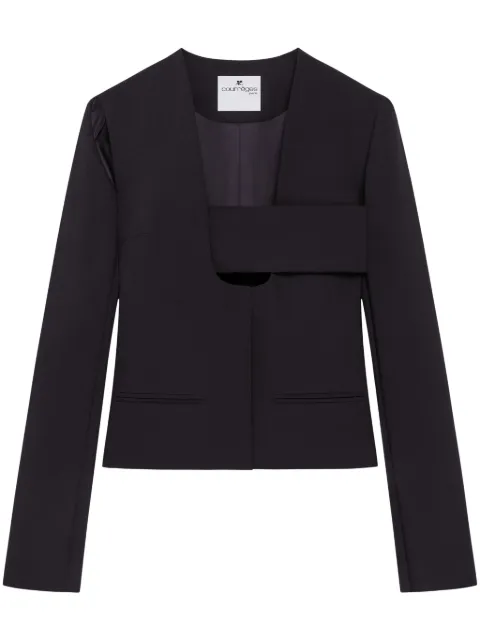 Courrèges Infinity jacket Black 225CVE113PL0170