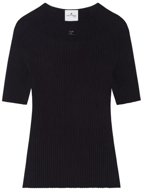 Courrèges Solar light jumper Black 125MPU130FI0049