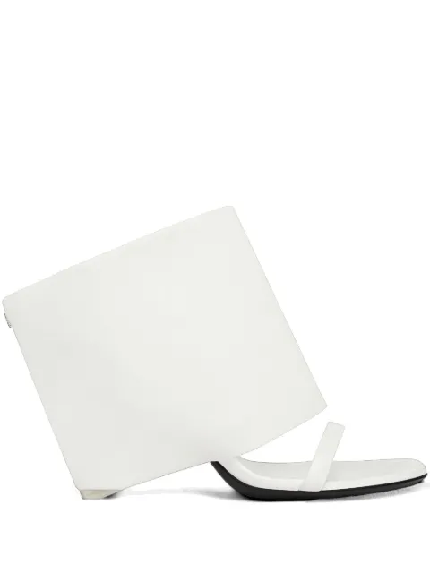 Courrèges Oblique sandals White 225SSD037AG0030