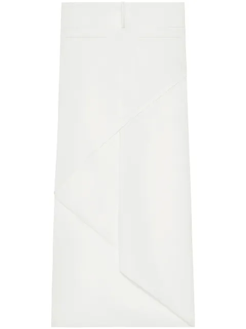 Courrèges Infinity skirt White 225CJU246PL0159