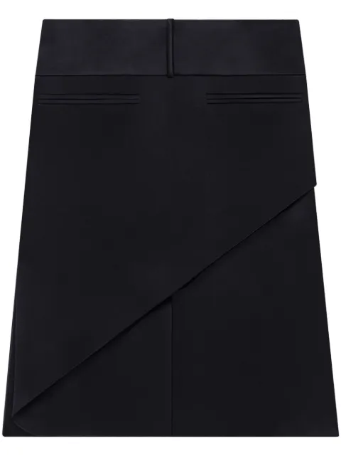 Courrèges Infinity midi skirt Black 225CJU245TA0007