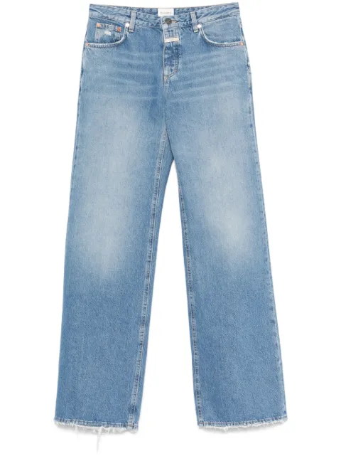 Closed logo-patch jeans Blue C2256418S42