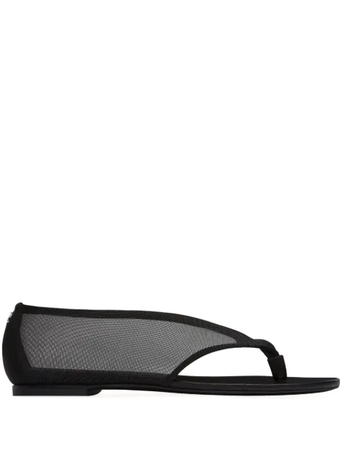 Courrèges mesh sandals Black 225SCS124PL0129