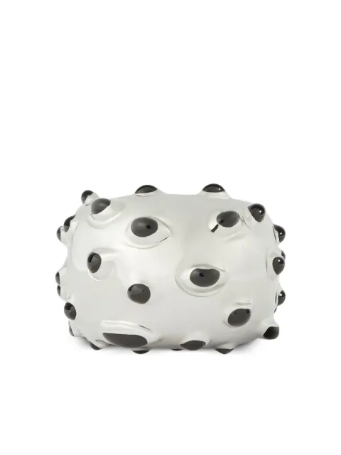 Courrèges Infinity flecked ring Silver 225BBG035LA0001