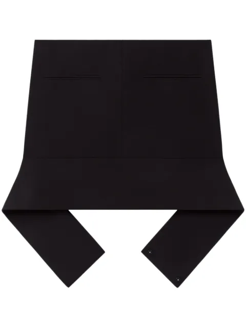 Courrèges belted mini skirt Black 225CJU260PL0159
