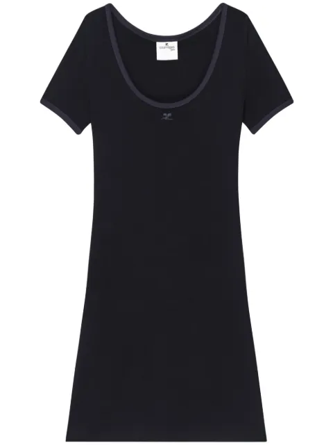 Courrèges Holistic mini dress Black 225JRO600JS0203