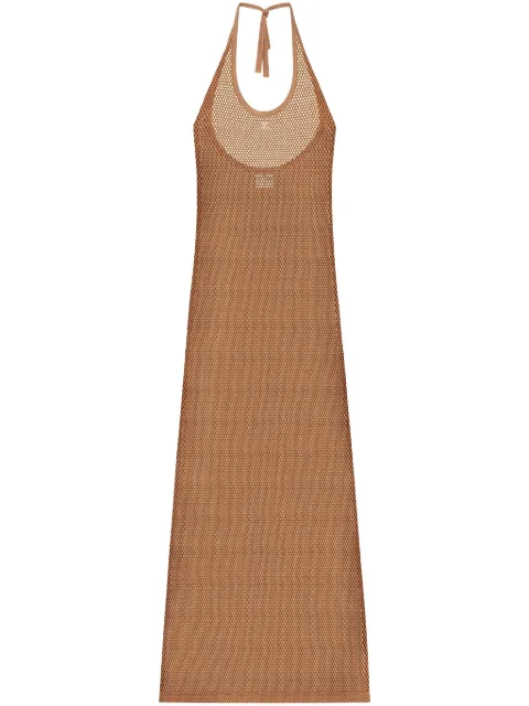 Courrèges Holistic maxi dress Neutrals 225JRO625JS0119