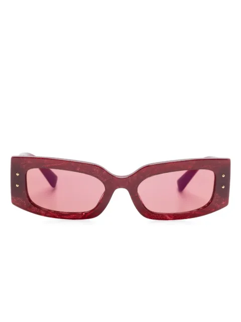 Dolce & Gabbana Eyewear logo-plaque sunglasses Red DG4479
