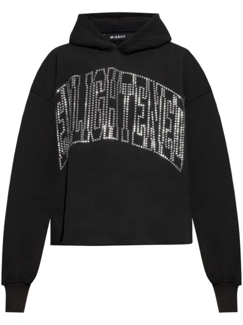 MISBHV Enlighted cropped hoodie Black 250M215